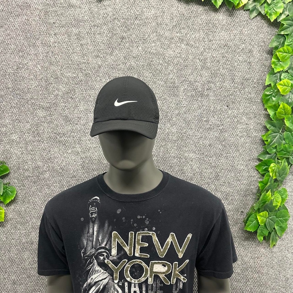Nike Dri-FIT ADV Heritage86 Perforated Performance Hat Black Adjustable Cap